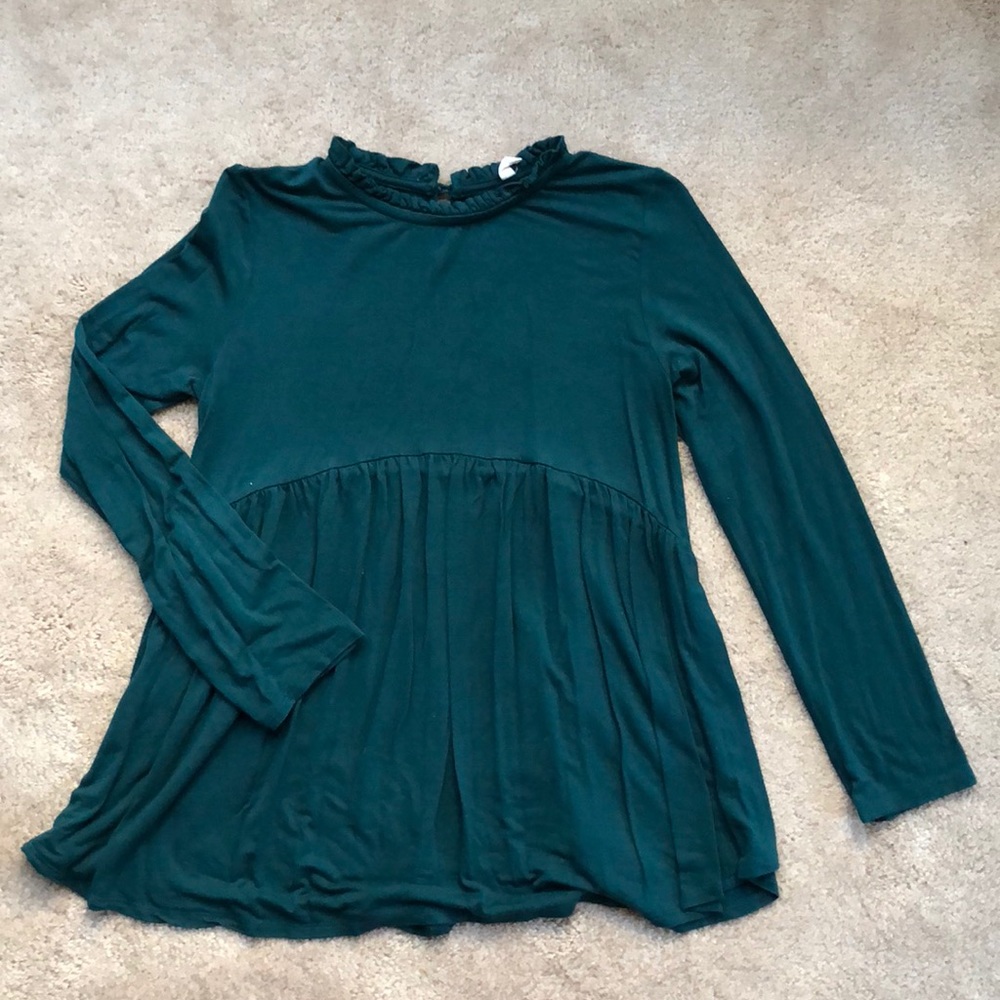 Green PinkBlush Maternity Top